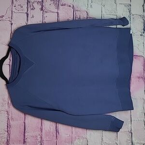 NEUW THICK 100% COTTON KNIT COOL TONED BLUE SWEATSHIRT SMALL